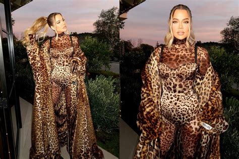 Khloe Kardashian Sizzles In Sheer Leopard Print
