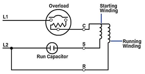 psc motor wiring diagram  volt capacitor start motor wiring  wire reversible psc motor