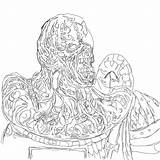 Nemesis Resident Evil sketch template