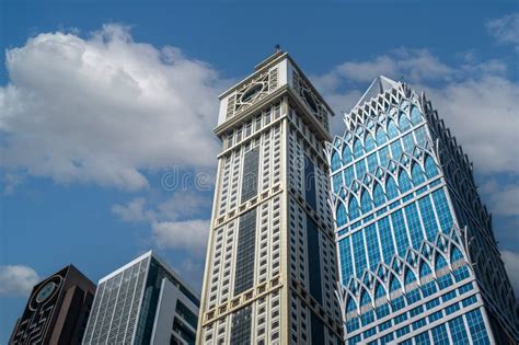 dubai united arab emirates april   dubai city skyscrapers