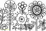 Spring Coloring Pages Flower Flowers Printable Floral Getdrawings sketch template
