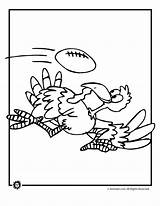 Coloring Fall Pages Football Animals Turkey Turk Animal Kids Popular sketch template