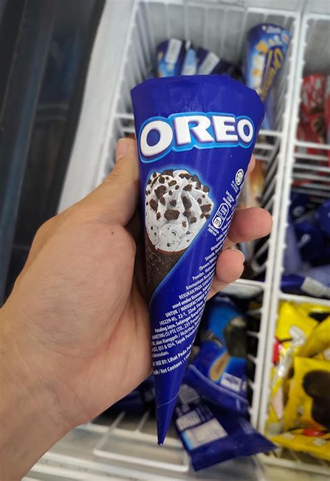 oreo ice cream bar    selected fairprice supermakets lobang guru singapore