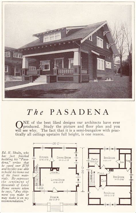 pin  craftsman junky  house exteriors early  vintage house plans craftsman style