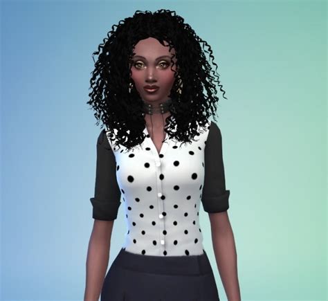 button down shirt re textured by vanessahuckeby at mod the