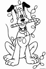 Noel Pluto Compagnon Canin Mickey sketch template