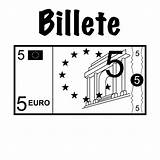 Billetes Euros Niños sketch template