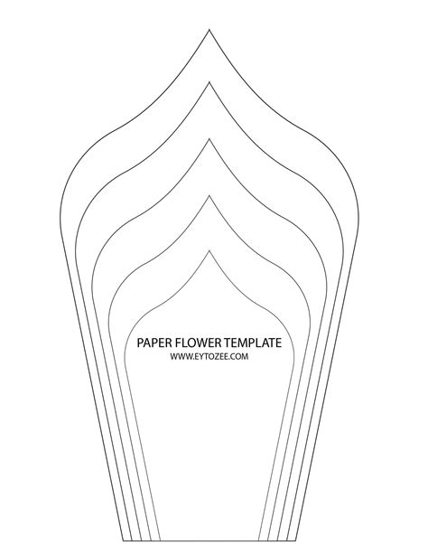paper flower templates ey  zee