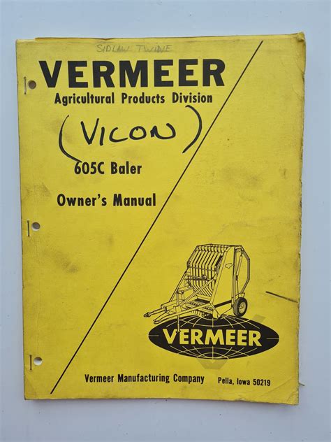 vermeer bcxl parts manual