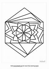 Hexagon Popular sketch template