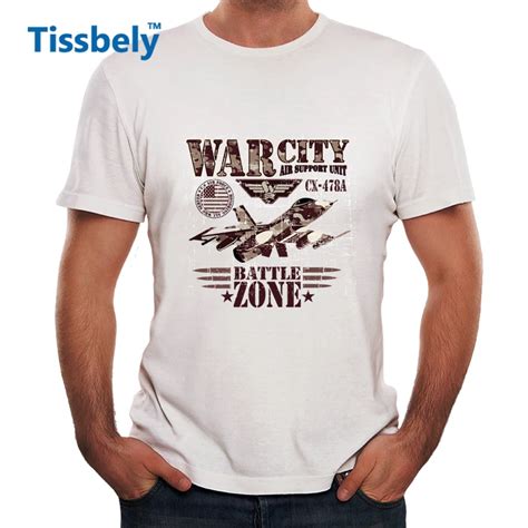 tissbely war men  shirt war theme print graphics tees men white short