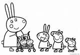 Peppa Pig Coloring Pages Printable Kids Ice Cartoons Cream Coloring4free Cartoon Drawing sketch template