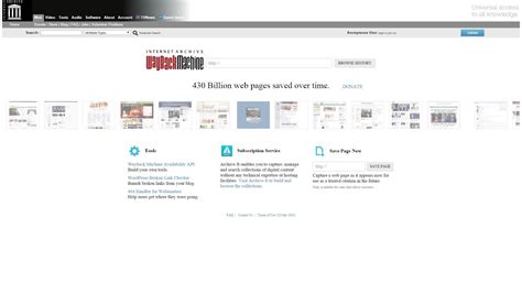 Internet Archive S Wayback Machine Youtube
