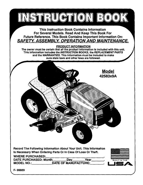 murray lawn tractor wiring diagram  wiring diagram