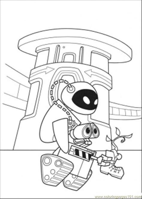 wall   eve coloring pages coloring home