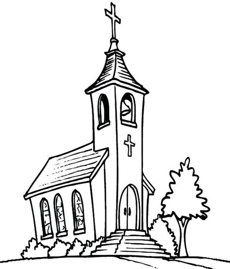 drawing  church building    clipartmag