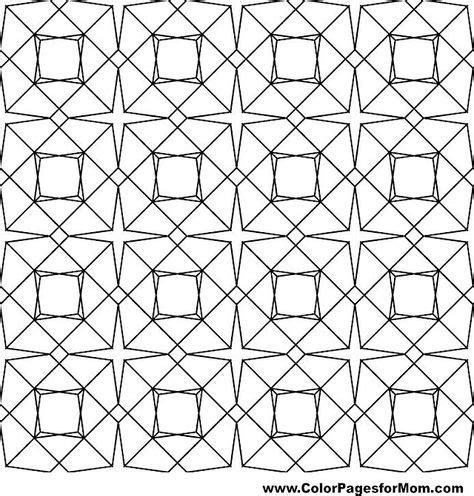 geometric coloring pages  adults printable geometric coloring page