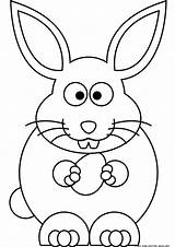 Bunny Easter Printable Coloring Kids Pages Sheet sketch template