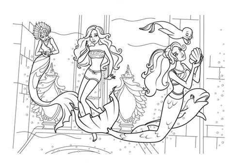 beautiful mermaid barbie coloring pages youloveit  printable