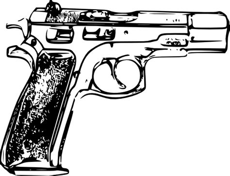 coloring pictures  guns clipartsco