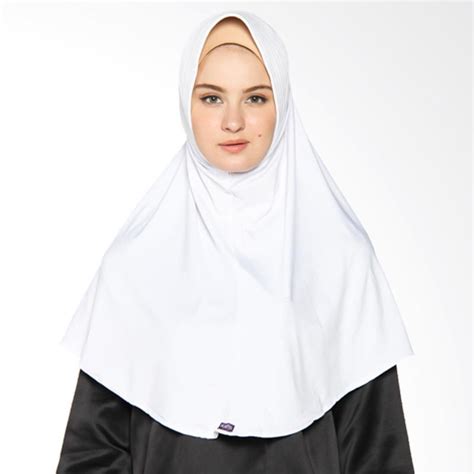 elzatta zaria casual hijab white  terbaru agustus  harga