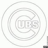 Cubs Chicago Chicgo Getdrawings Getcolorings Mascot sketch template