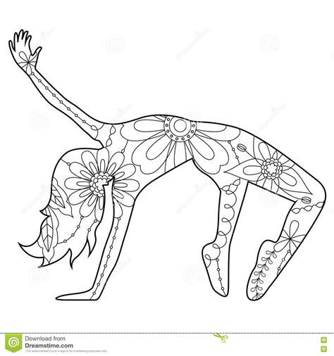 modern dancer coloring vector images coloring pages stock illustration