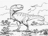 Dinosaur Coloring Pages Printable Dinosaurs Print sketch template