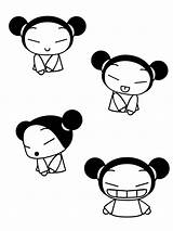 Pucca Coloring Pages Sketch Series sketch template