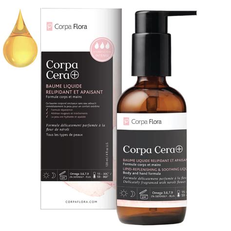 corpa flora corpa cera oz lipid replenishing soothing liquid balm