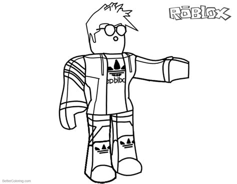 roblox coloring pages characters guy tim  printable coloring pages