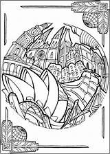 Coloring Book Doverpublications Dover Publications Bliss Bodo Cities Pages Books sketch template