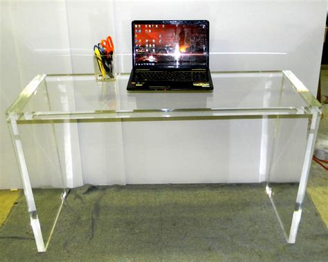 Acrylic Console Table 1 5 Thick Acrylc 48l X 16d X 30