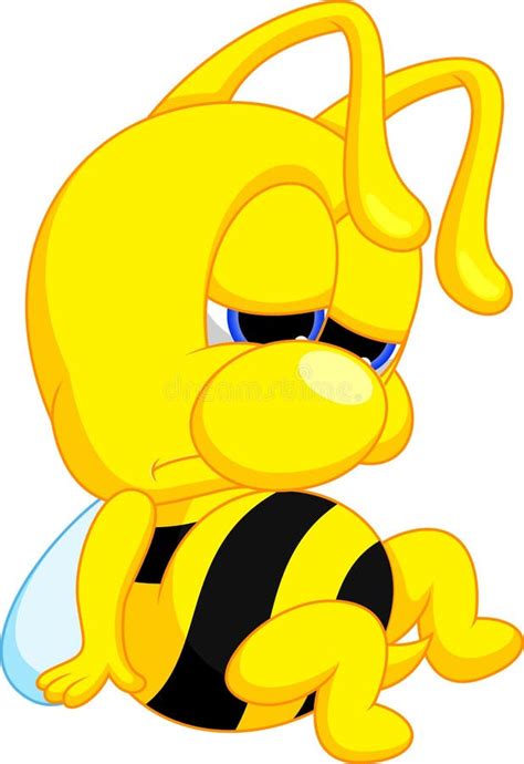 Funny Bee Cartoon Stock Illustration Illustration Of Antenna 39175406