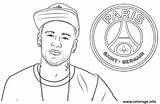 Neymar Psg Coloriage Jr Uefa Dibujo Lewandowski Campeones Cr7 sketch template
