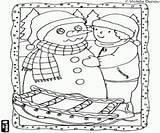 Teo Coloring Snowman Sleigh Pages sketch template