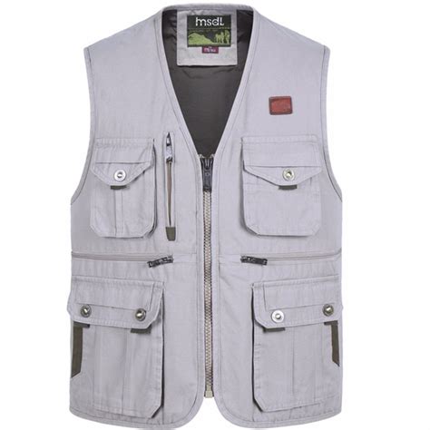 fishing waistcoats  mens travel vest pockets outdoors vest   pockets men jacket