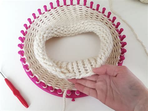 learn  loom knit double brim beanie tutorial ems fiber arts