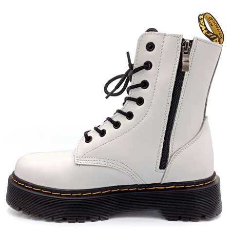 dr martens jadon white fur