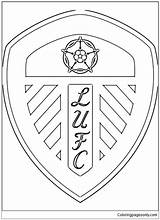 Leeds United Crest sketch template