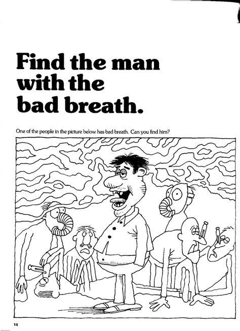 just health find the man with the bad breath