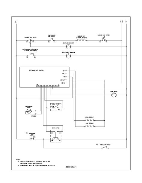 frigidaire electric range stove oven timer wiring diagram