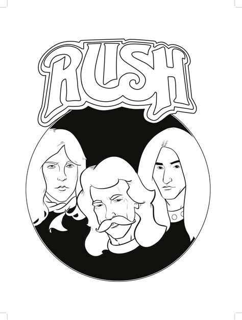 rush coloring book book  david calcano official publisher page
