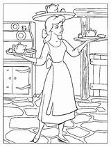Coloring Cinderella Pages Sheets Library Clipart sketch template
