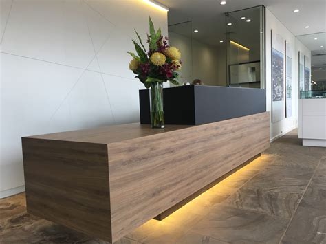 the value of a reception desk furniture at work