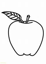 Apple Drawing Clipart Outline Webstockreview Explore Paintingvalley sketch template