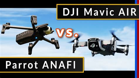 dji mavic air  parrot anafi vergleich welche drohne