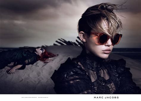 hip   archives  moody miley stars  marc jacobs   ad campaign shot