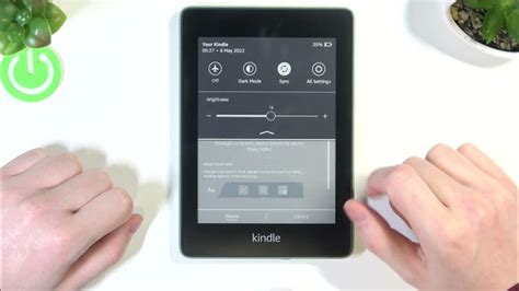 adjust brightness  kindle paperwhite  youtube