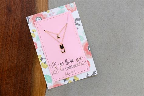 jewelry display cards template